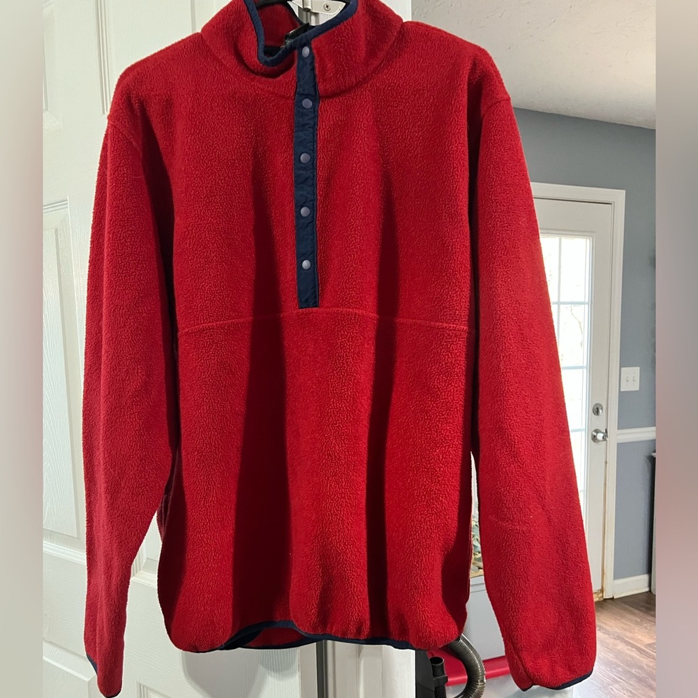 Red L.L. Bean Pullover